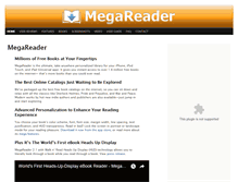 Tablet Screenshot of megareader.net